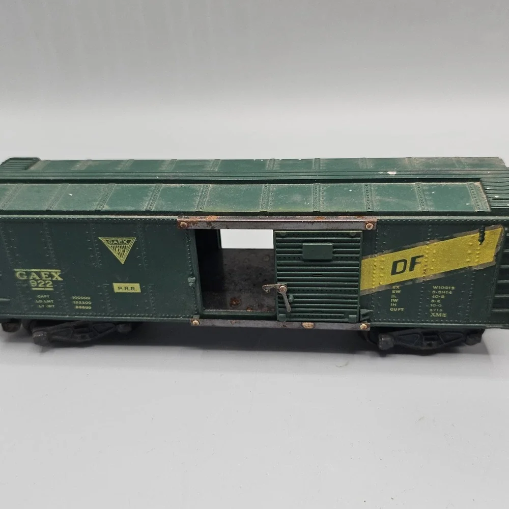 Vintage AC Gilbert American Flyer 913 Great Northern Boxcar & Gaex 922 Box Car